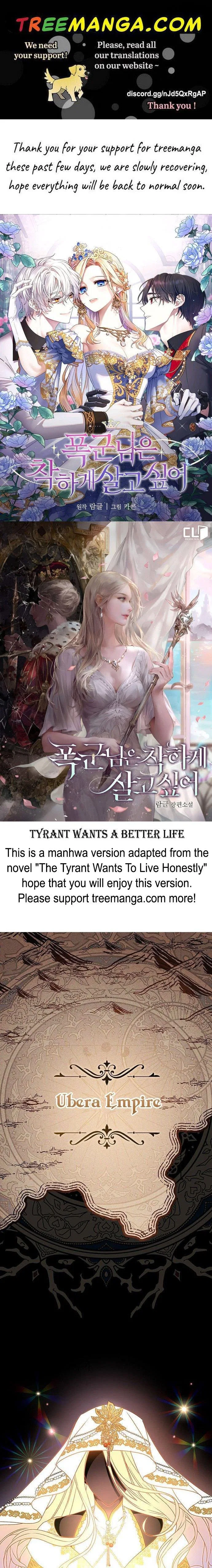 The Tyrant Wants To Live Honestly Chapter 1 – Page 1