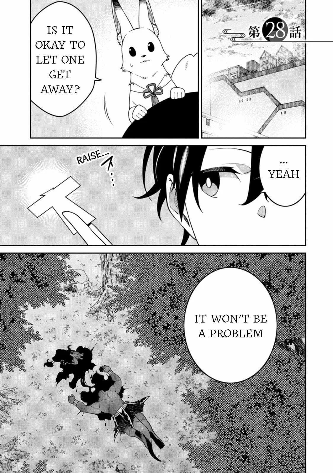 Saikyou Onmyouji no Isekai Tenseiki ~Geboku no Youkaidomo ni Kurabete Monster ga Yowaisugirundaga~ Chapter 28 – Page 1