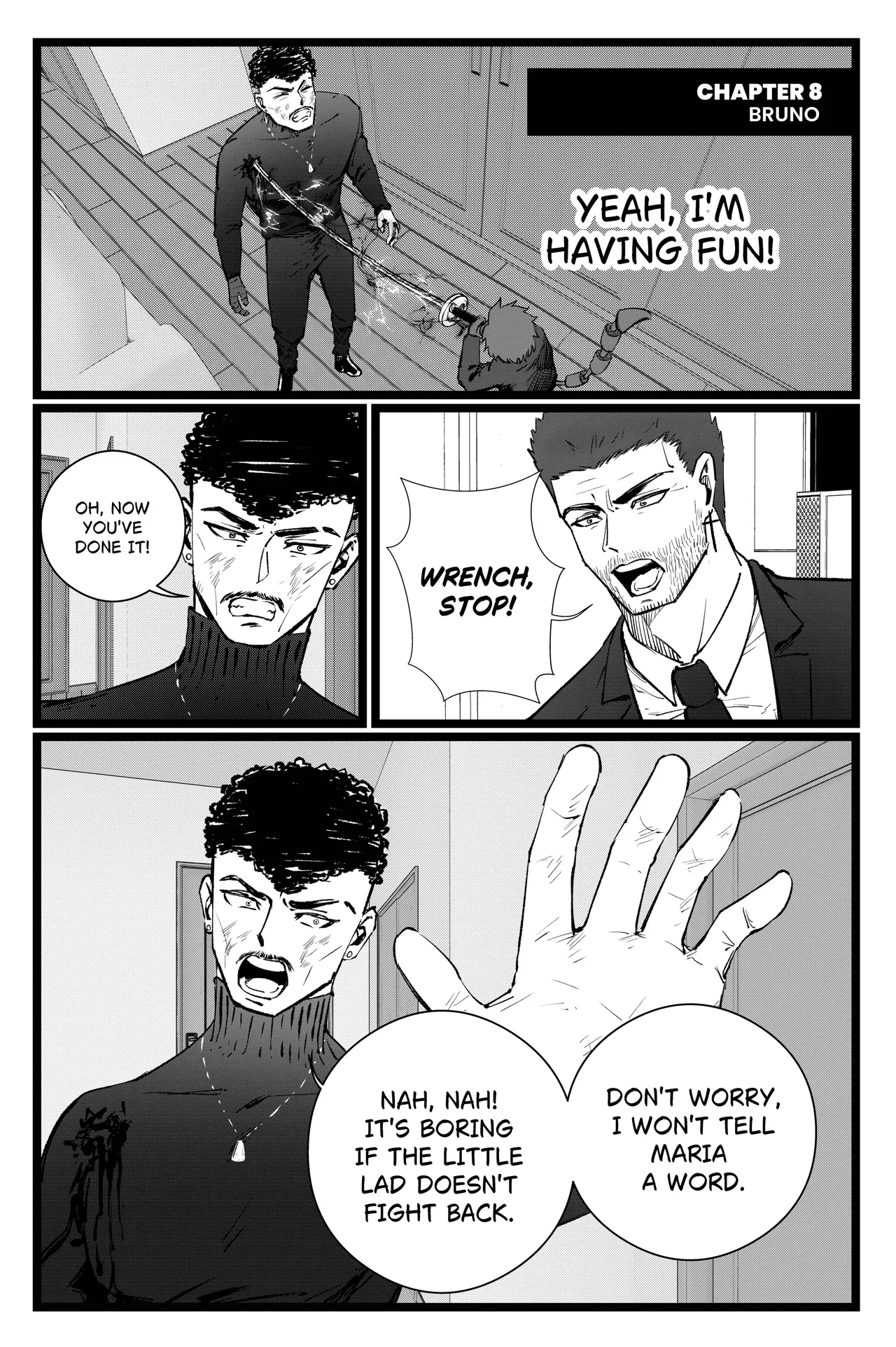 RoboMonkey Chapter 8 – Page 1
