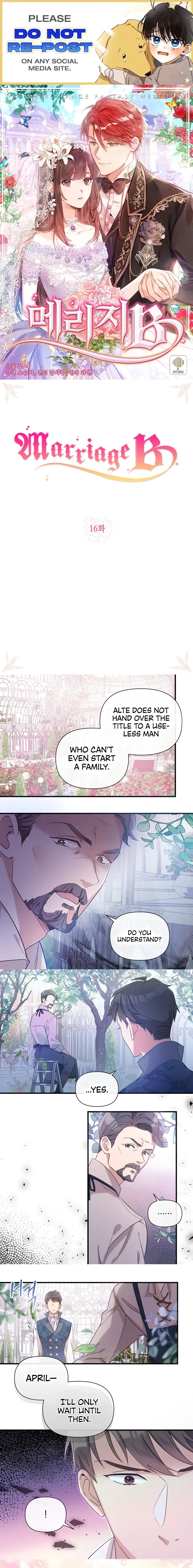 Marriage B Chapter 16 – Page 1