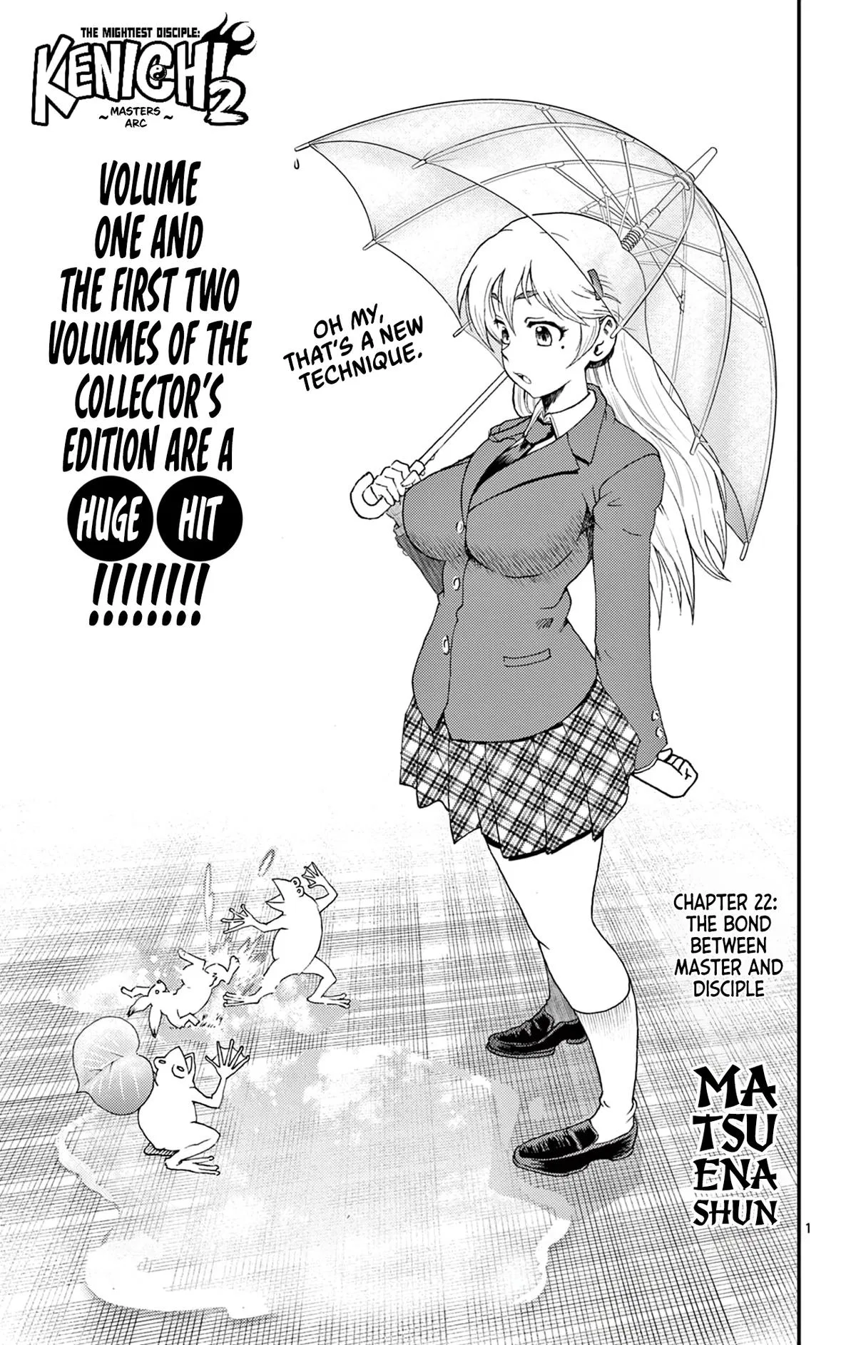 History's Strongest Disciple Kenichi 2: Masters Arc Chapter 22 – Page 1