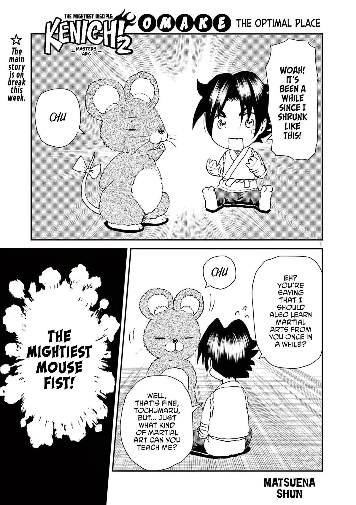 History's Strongest Disciple Kenichi 2: Masters Arc Chapter 5.5 – Page 1