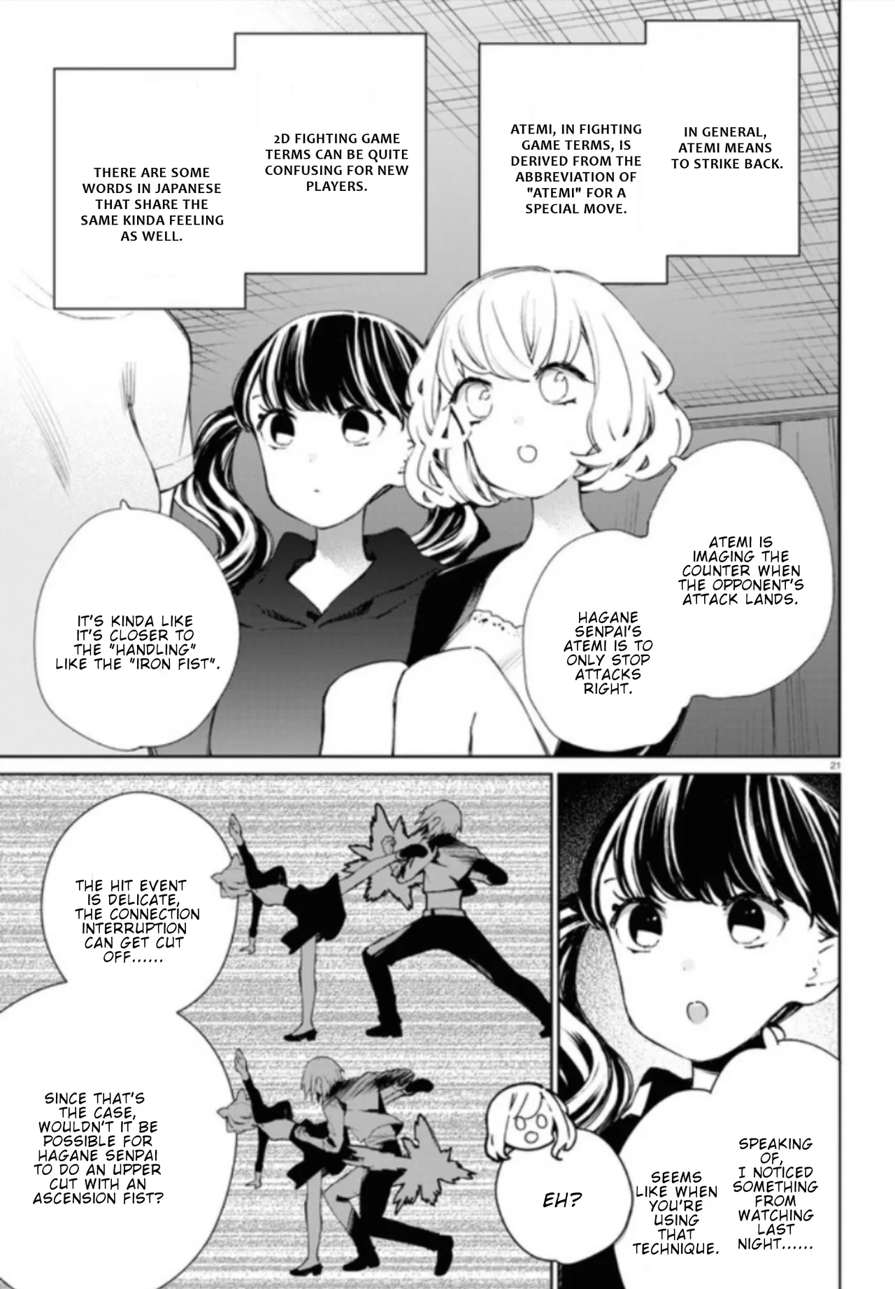 Anime – Young Ladies Don’t Play Fighting Games Chapter 11 – Page 22