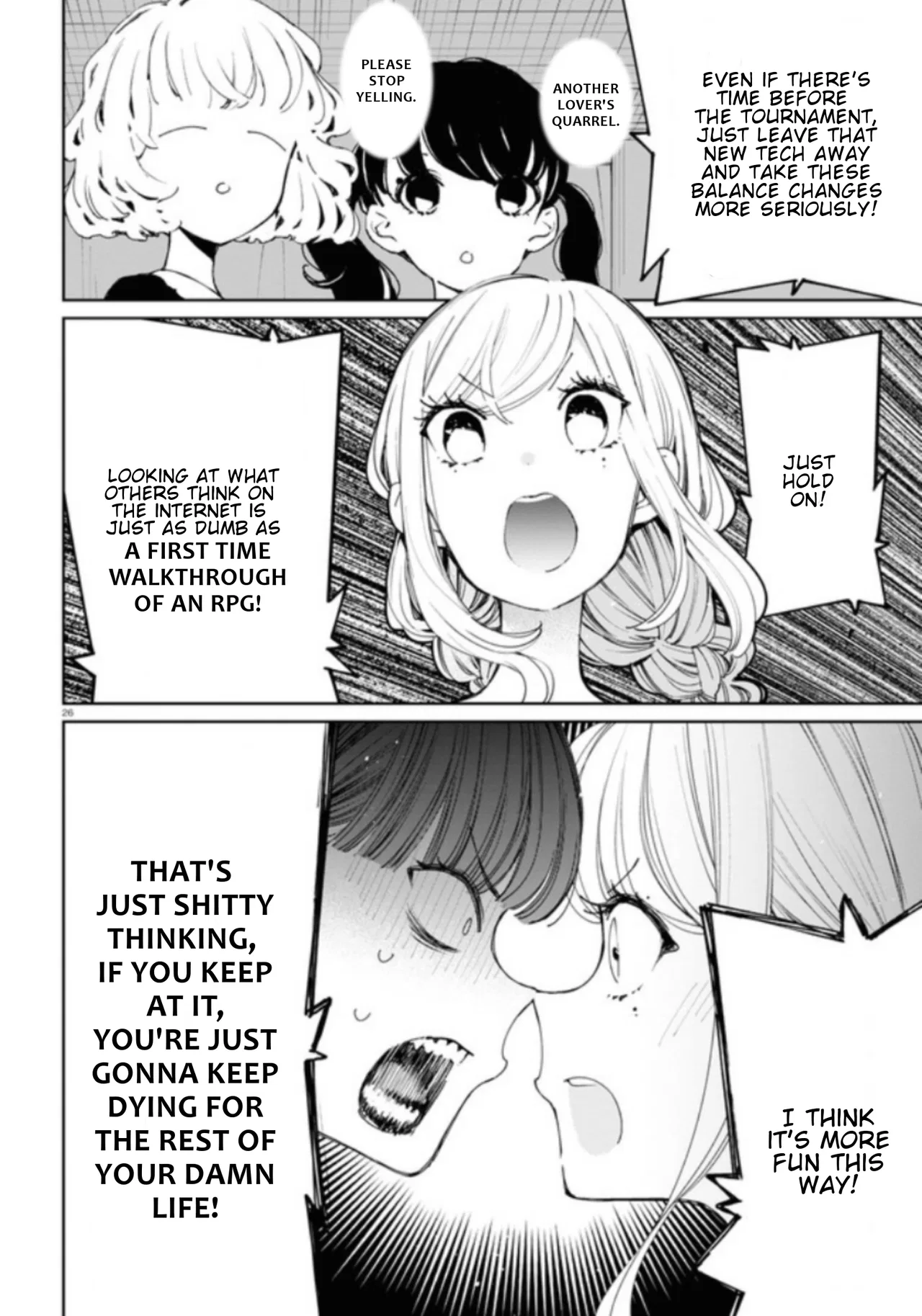 Anime – Young Ladies Don’t Play Fighting Games Chapter 11 – Page 27