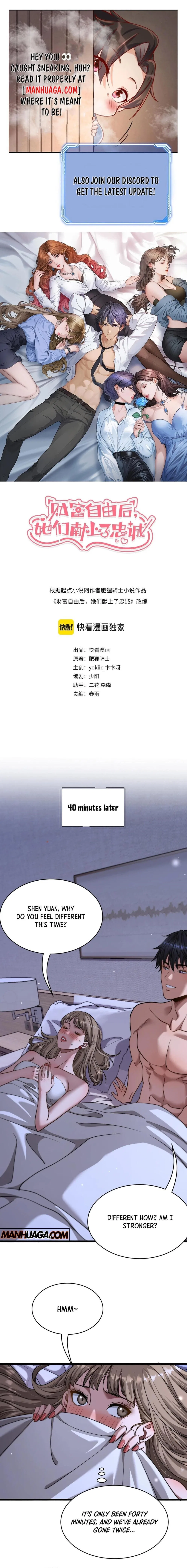 After Becoming Financially Free, They Offered Their Loyalty Chapter 8 – Page 1