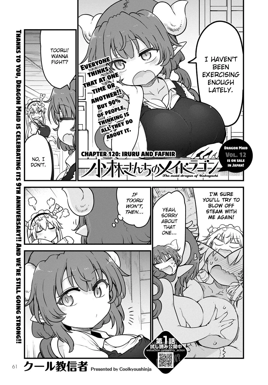 Anime – Miss Kobayashi’s Dragon Maid Chapter 120 – Page 1