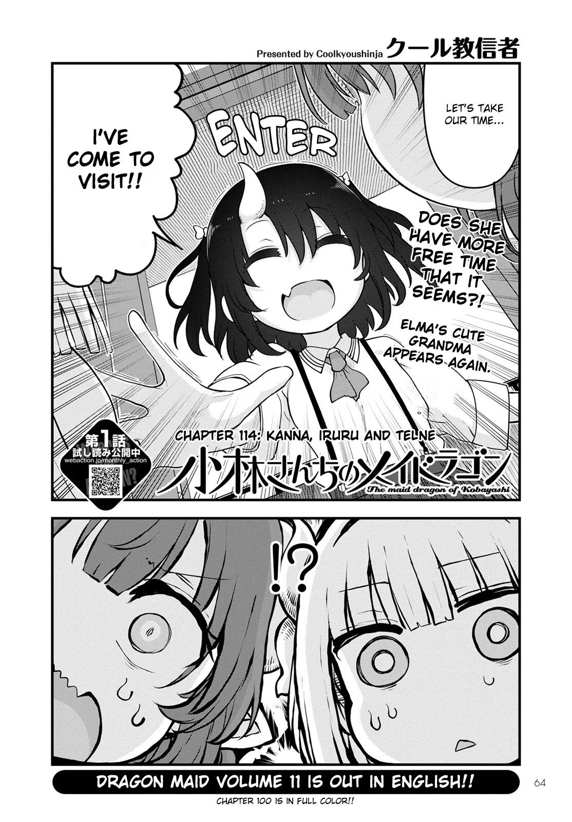 Anime – Miss Kobayashi’s Dragon Maid Chapter 114 – Page 2