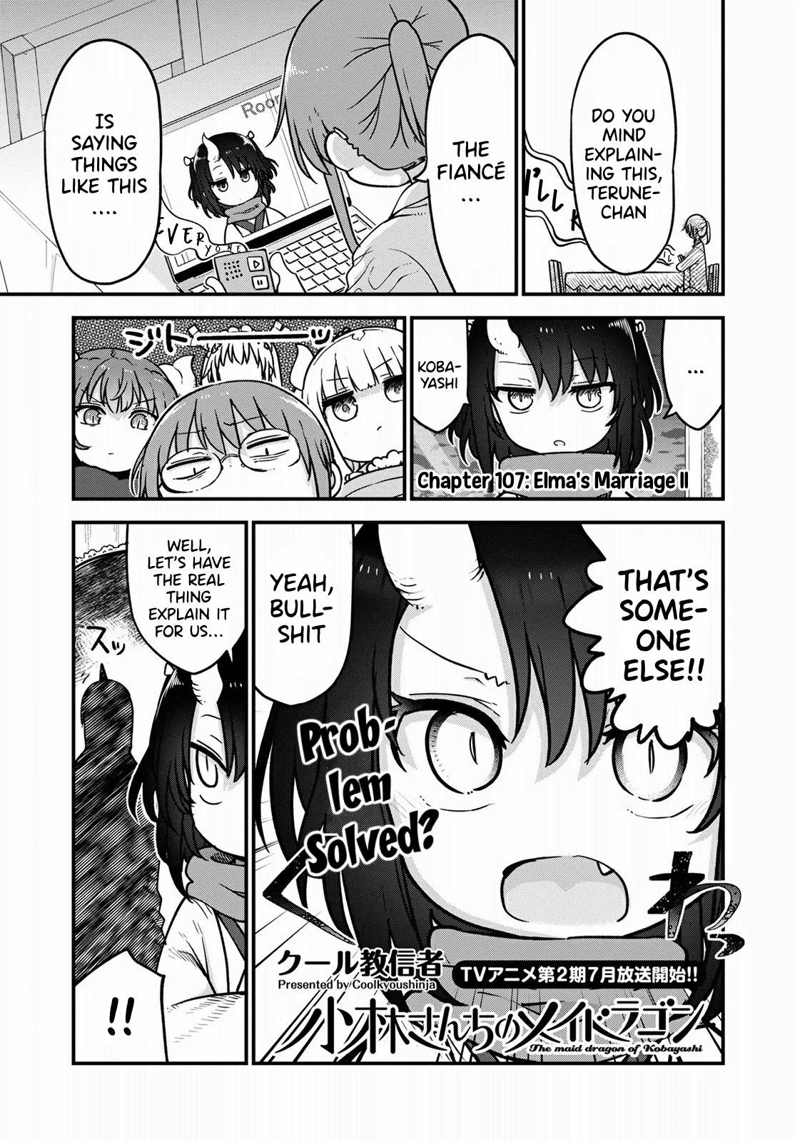 Anime – Miss Kobayashi’s Dragon Maid Chapter 107 – Page 2