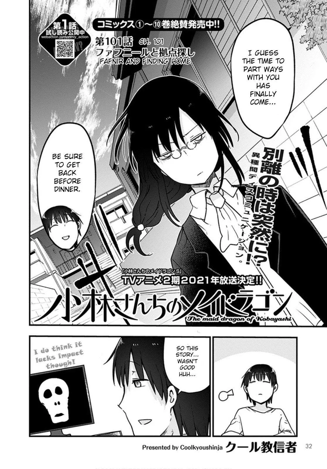 Anime – Miss Kobayashi’s Dragon Maid Chapter 101 – Page 2