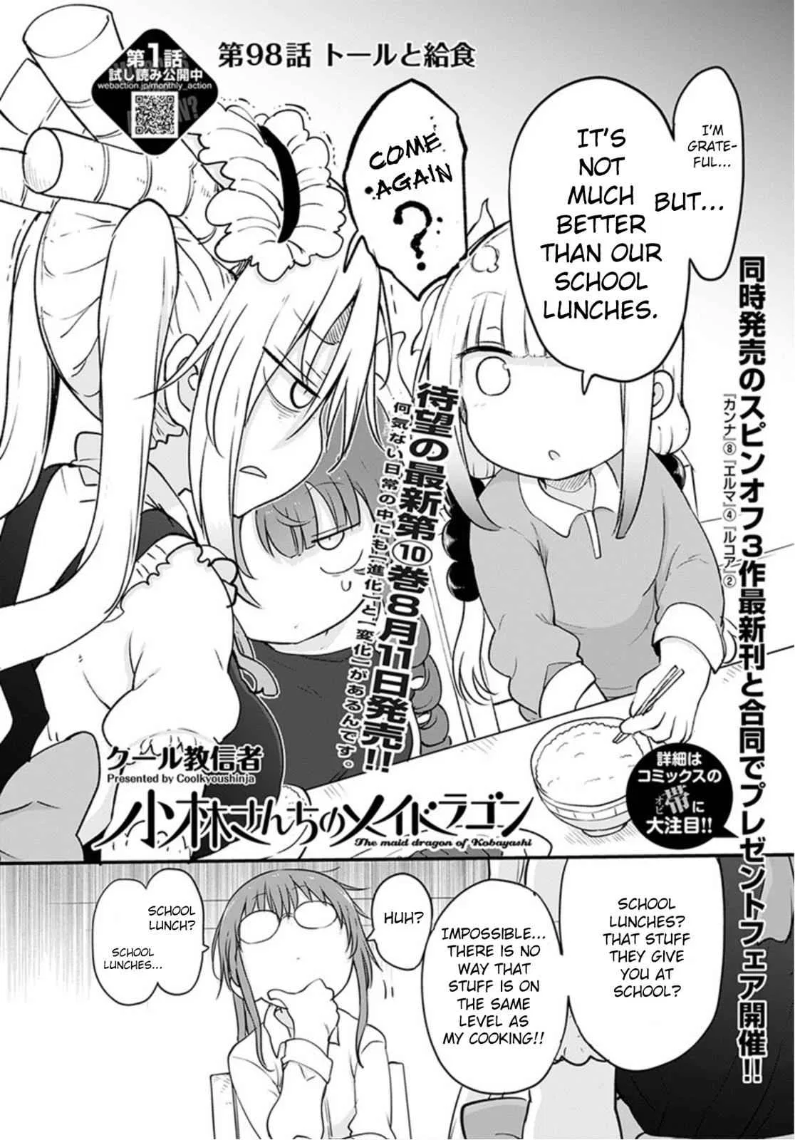 Anime – Miss Kobayashi’s Dragon Maid Chapter 98 – Page 2