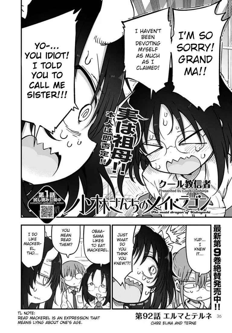 Anime – Miss Kobayashi’s Dragon Maid Chapter 92 – Page 2