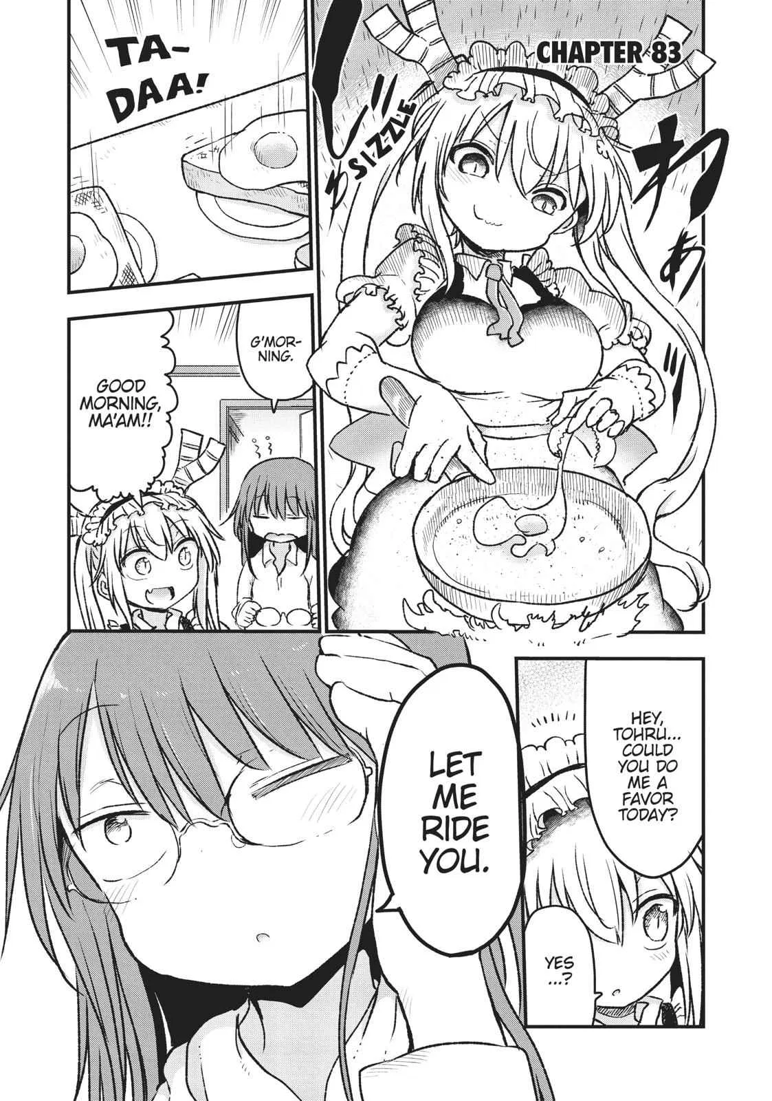 Anime – Miss Kobayashi’s Dragon Maid Chapter 83 – Page 1
