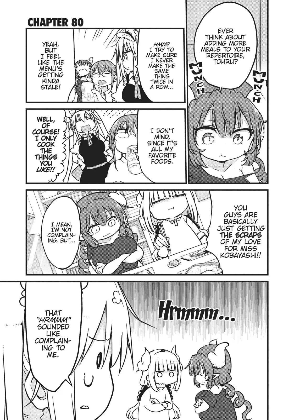 Anime – Miss Kobayashi’s Dragon Maid Chapter 80 – Page 1