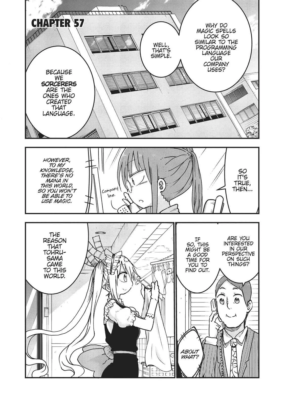 Anime – Miss Kobayashi’s Dragon Maid Chapter 57 – Page 1