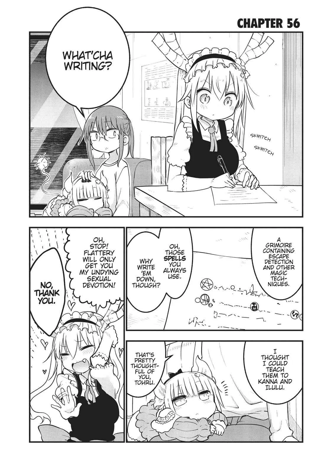 Anime – Miss Kobayashi’s Dragon Maid Chapter 56 – Page 1