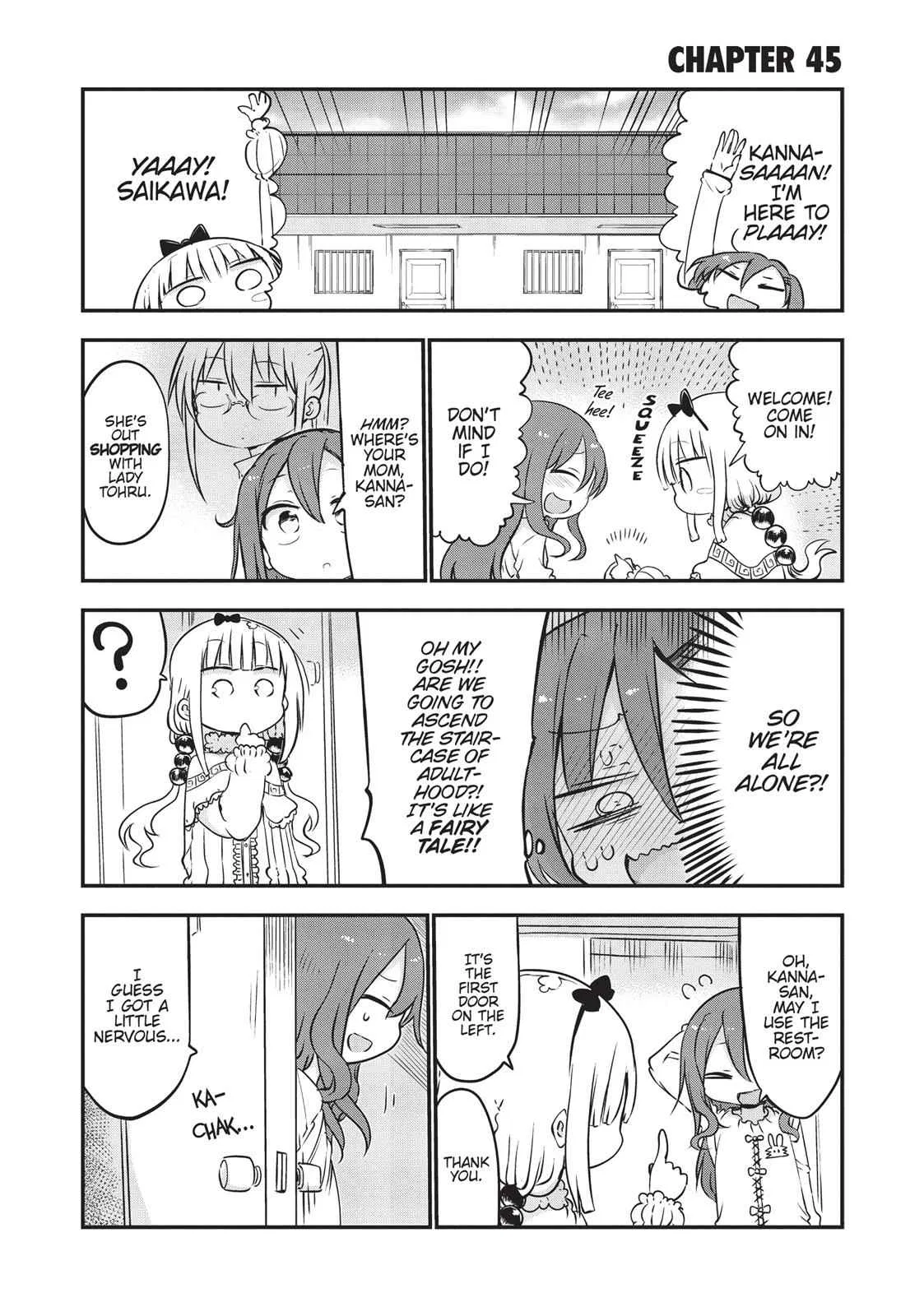 Anime – Miss Kobayashi’s Dragon Maid Chapter 45 – Page 1