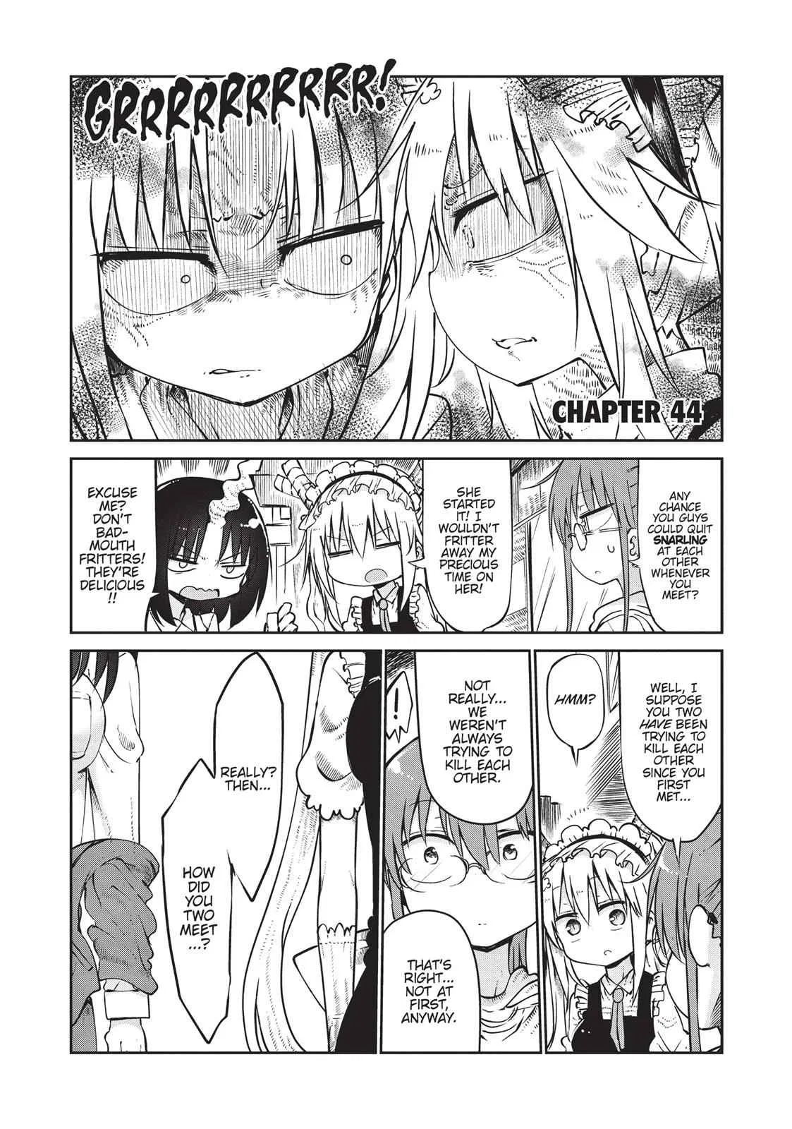 Anime – Miss Kobayashi’s Dragon Maid Chapter 44 – Page 1