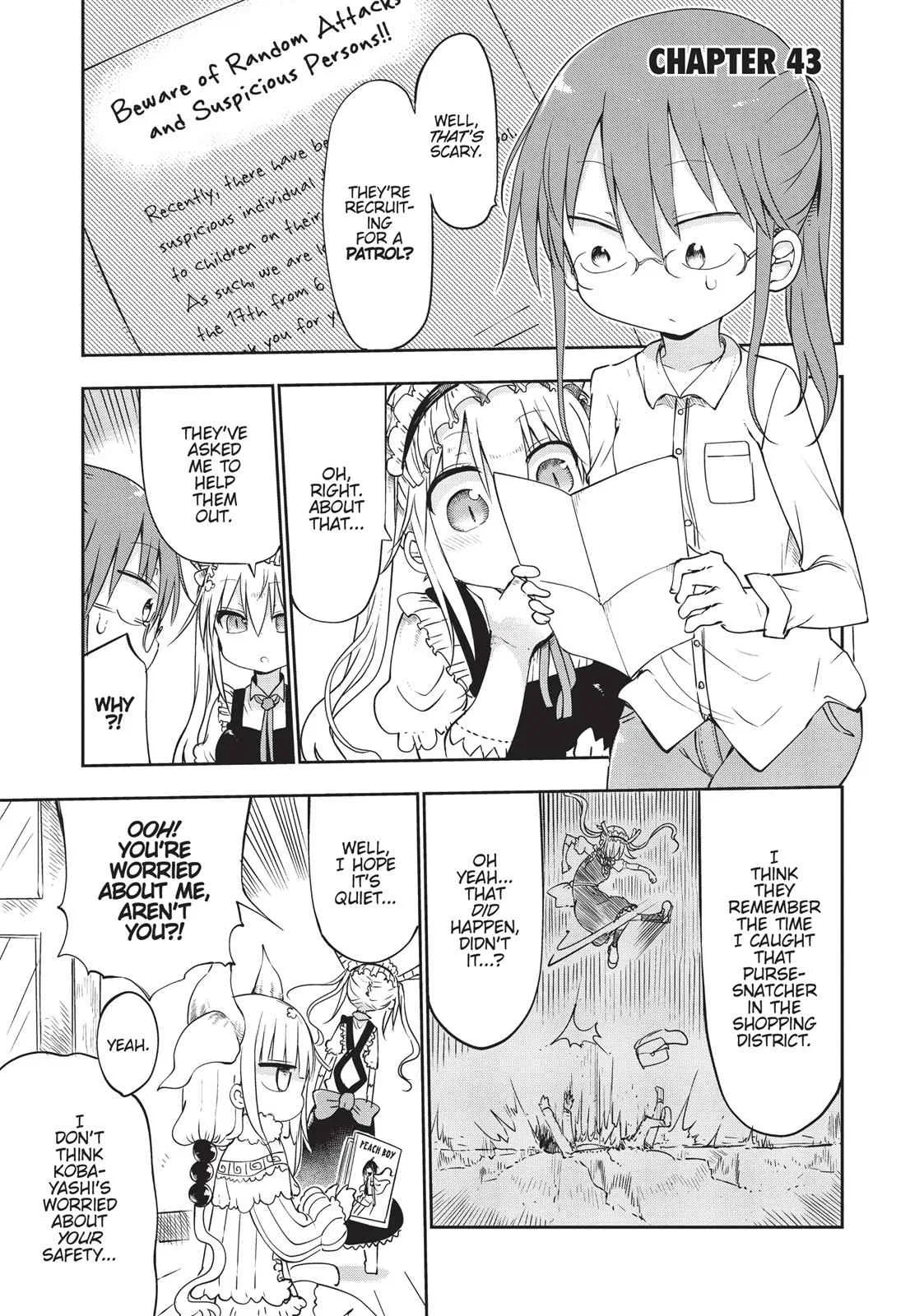 Anime – Miss Kobayashi’s Dragon Maid Chapter 43 – Page 1