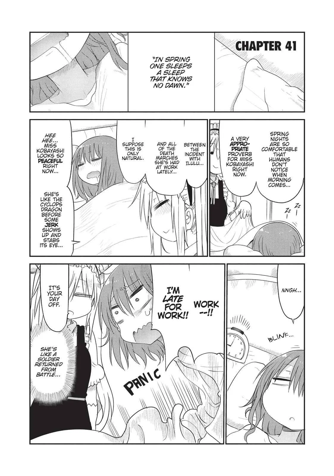 Anime – Miss Kobayashi’s Dragon Maid Chapter 41 – Page 1