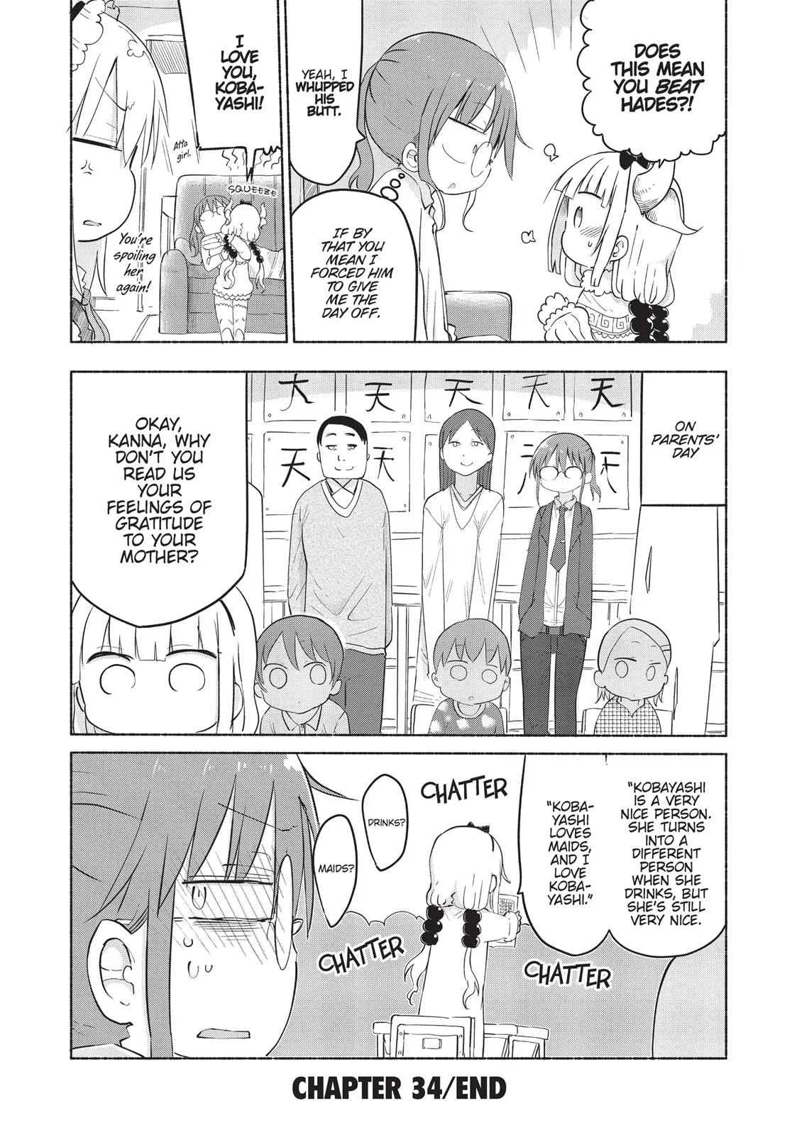 Anime – Miss Kobayashi’s Dragon Maid Chapter 34 – Page 12