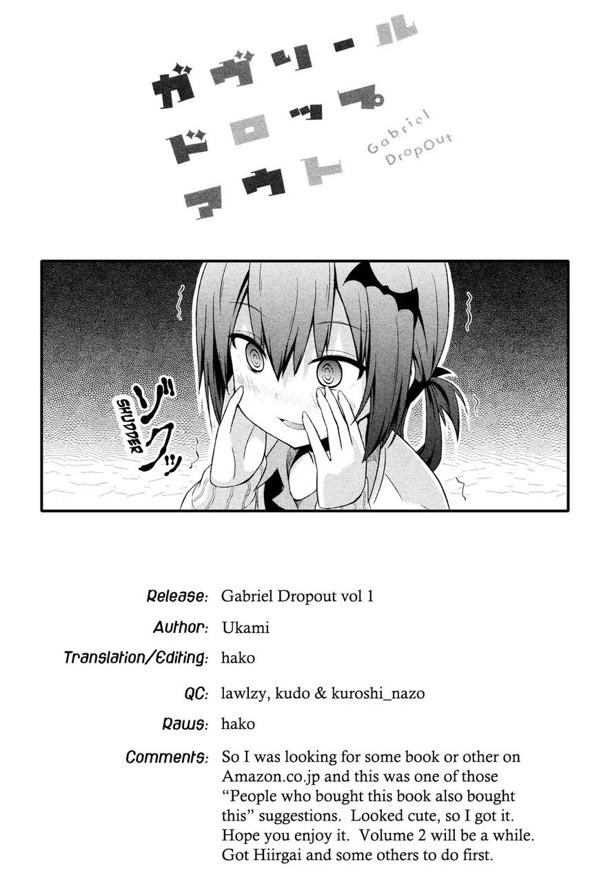 Gabriel Dropout manga Chapter 8 – Page 1