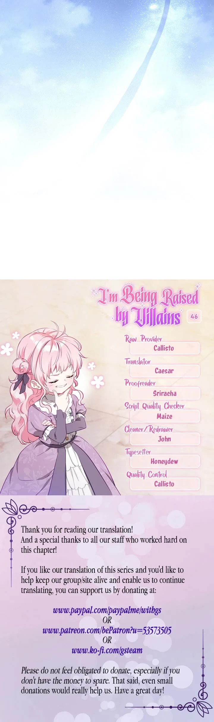 I’m being raised by villains Chapter 46 – Page 45