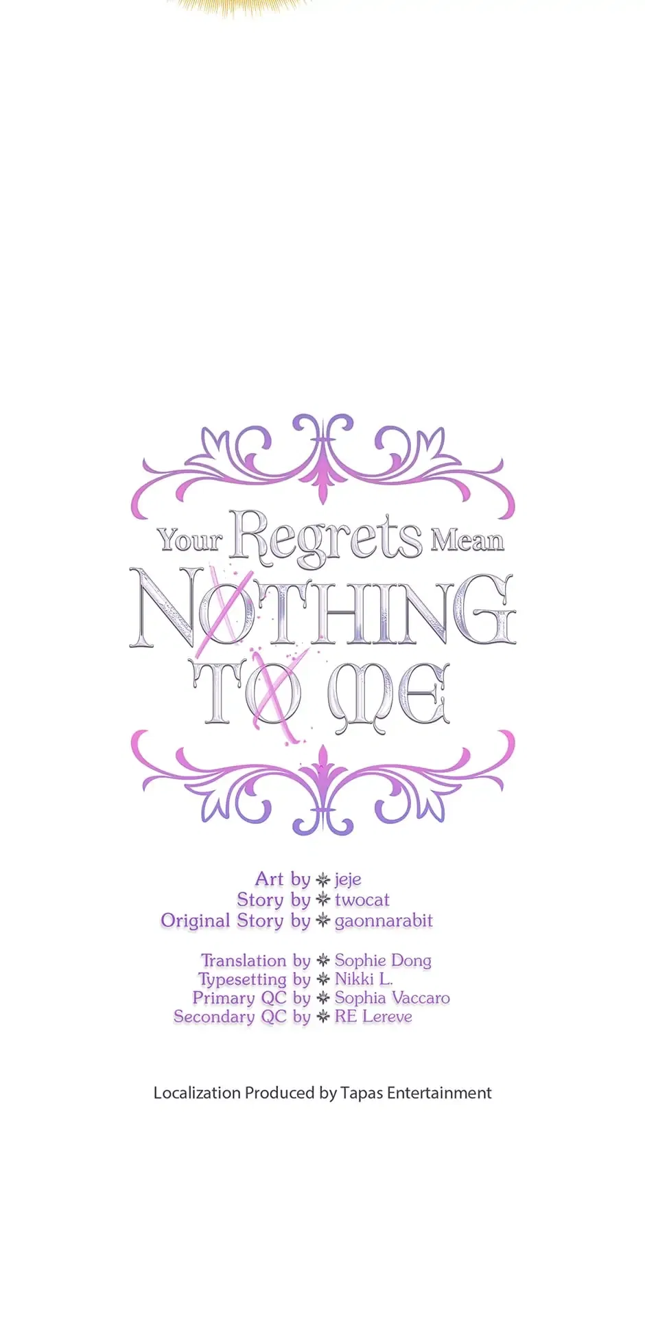 Your Regrets Mean Nothing to Me Chapter 58 – Page 19