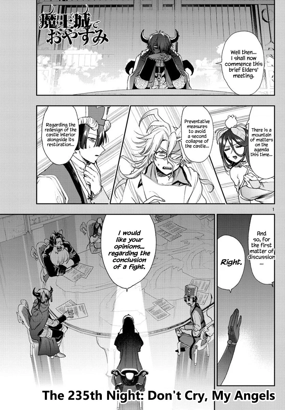 Maou-jou de Oyasumi manga Chapter 235 – Page 1