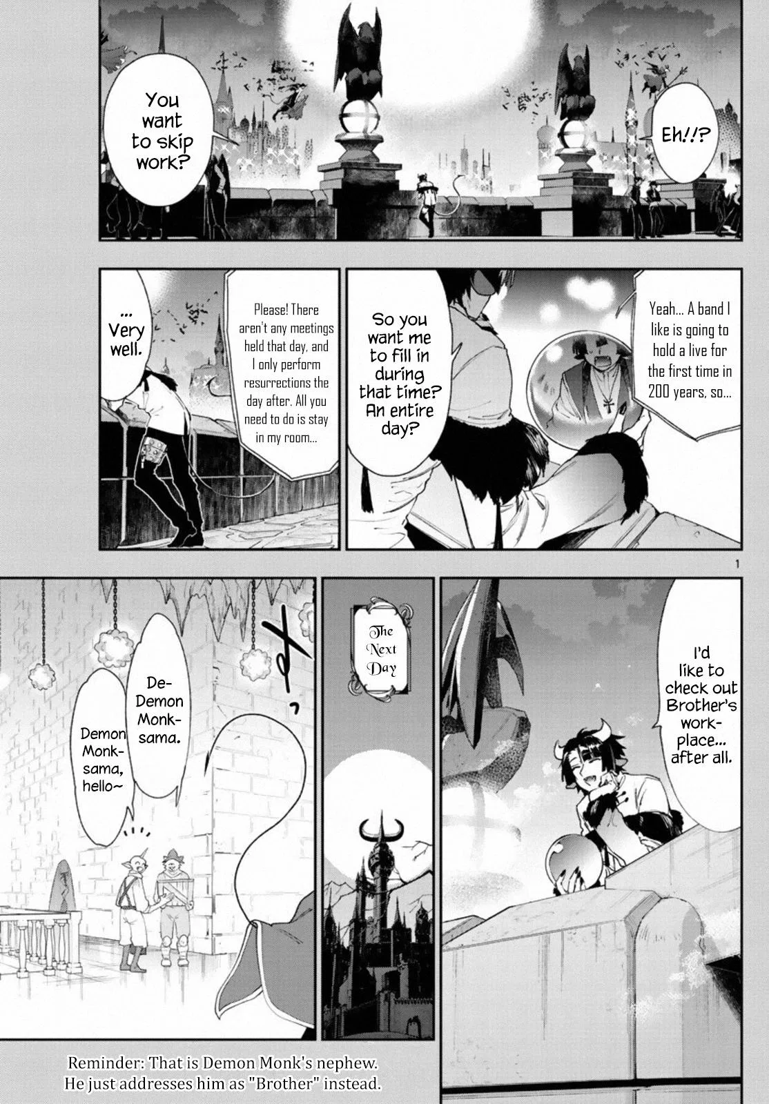 Maou-jou de Oyasumi manga Chapter 234 – Page 1