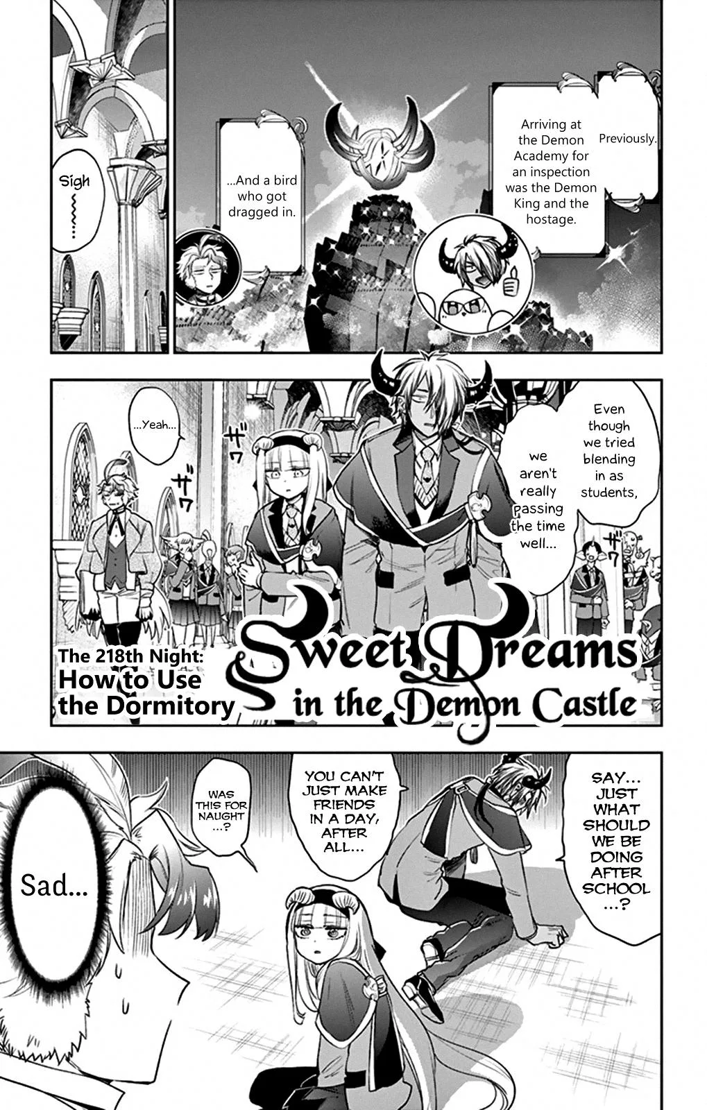 Maou-jou de Oyasumi manga Chapter 218 – Page 1