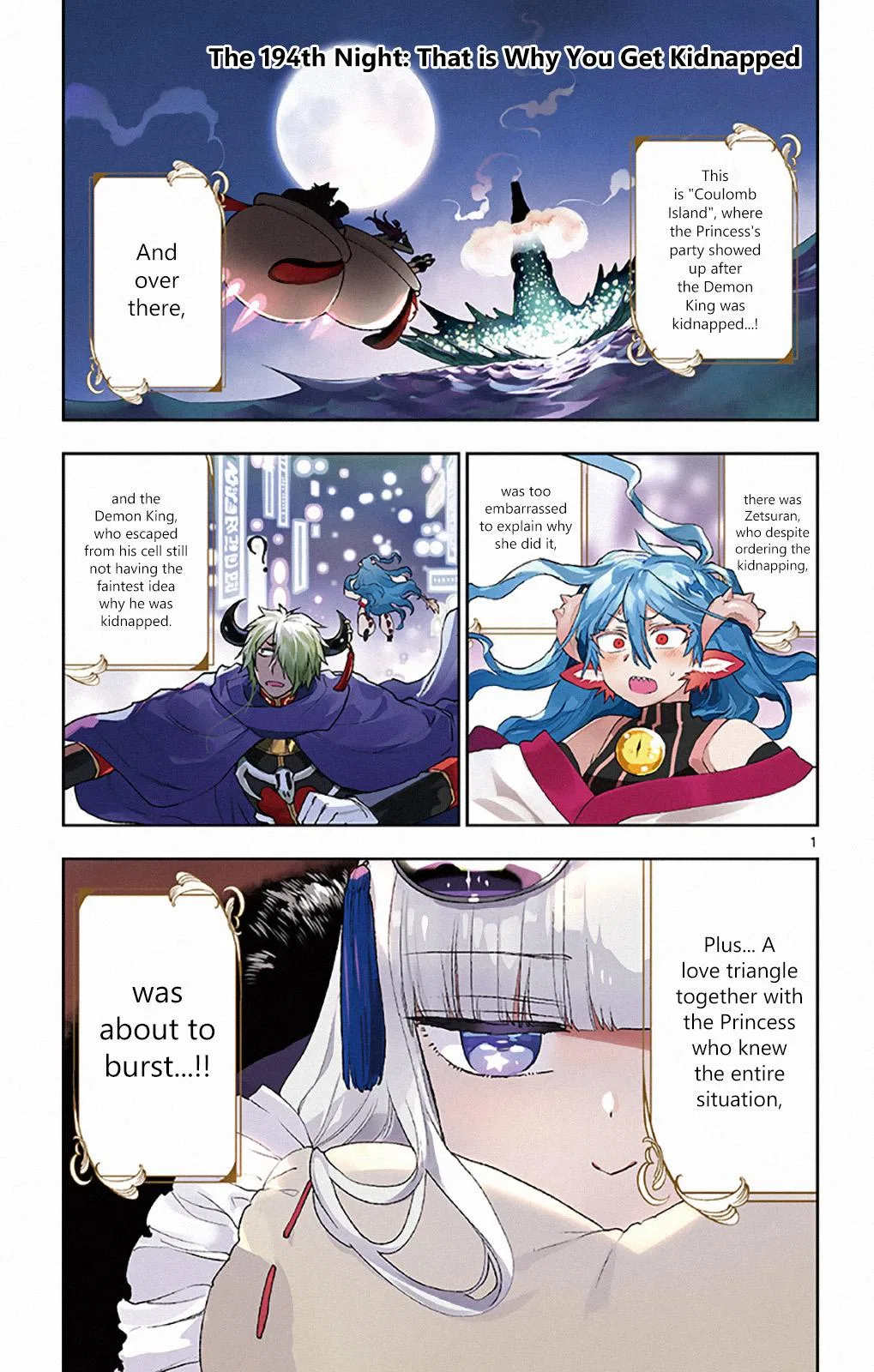 Maou-jou de Oyasumi manga Chapter 194 – Page 1