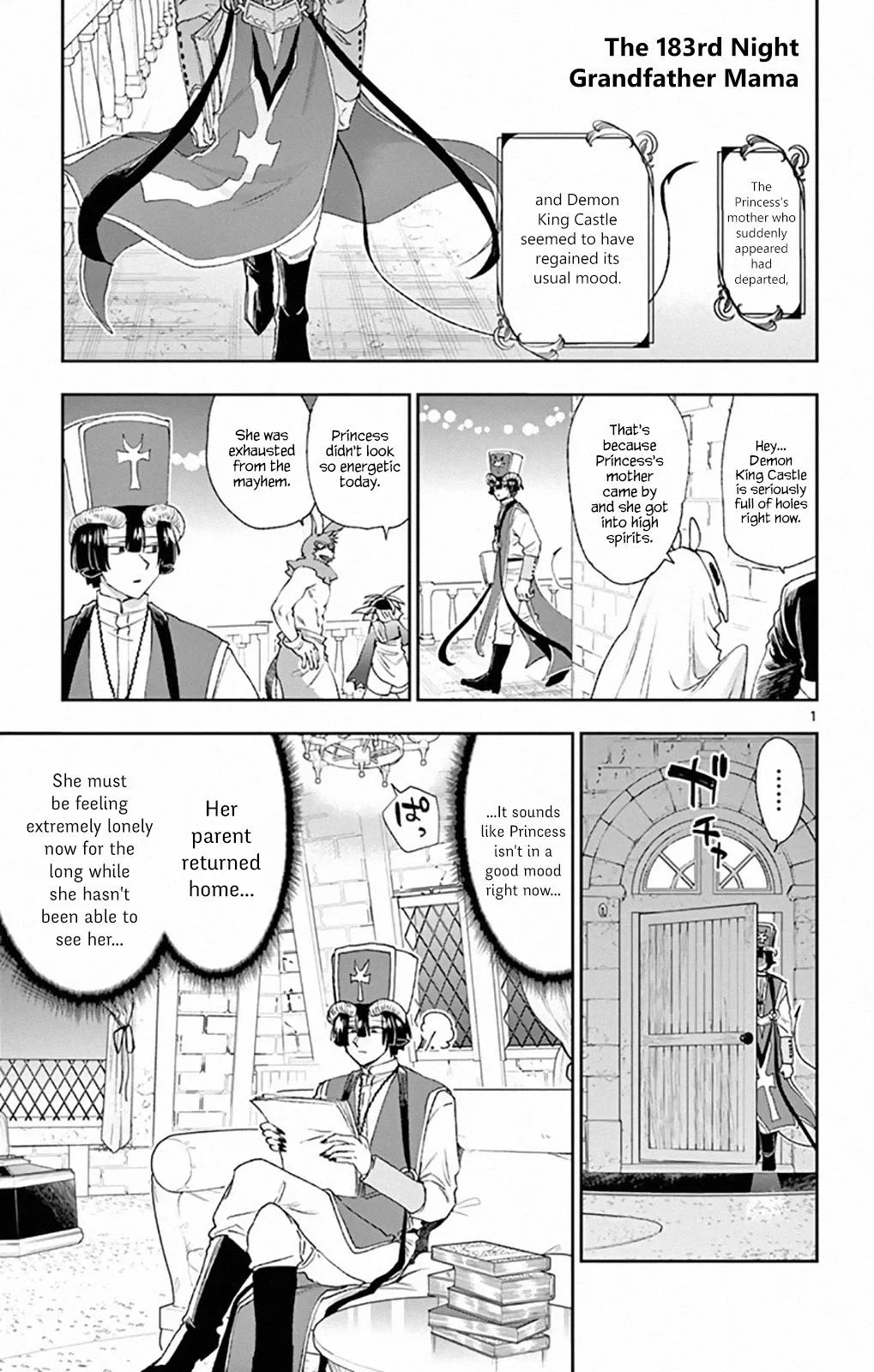 Maou-jou de Oyasumi manga Chapter 183 – Page 1