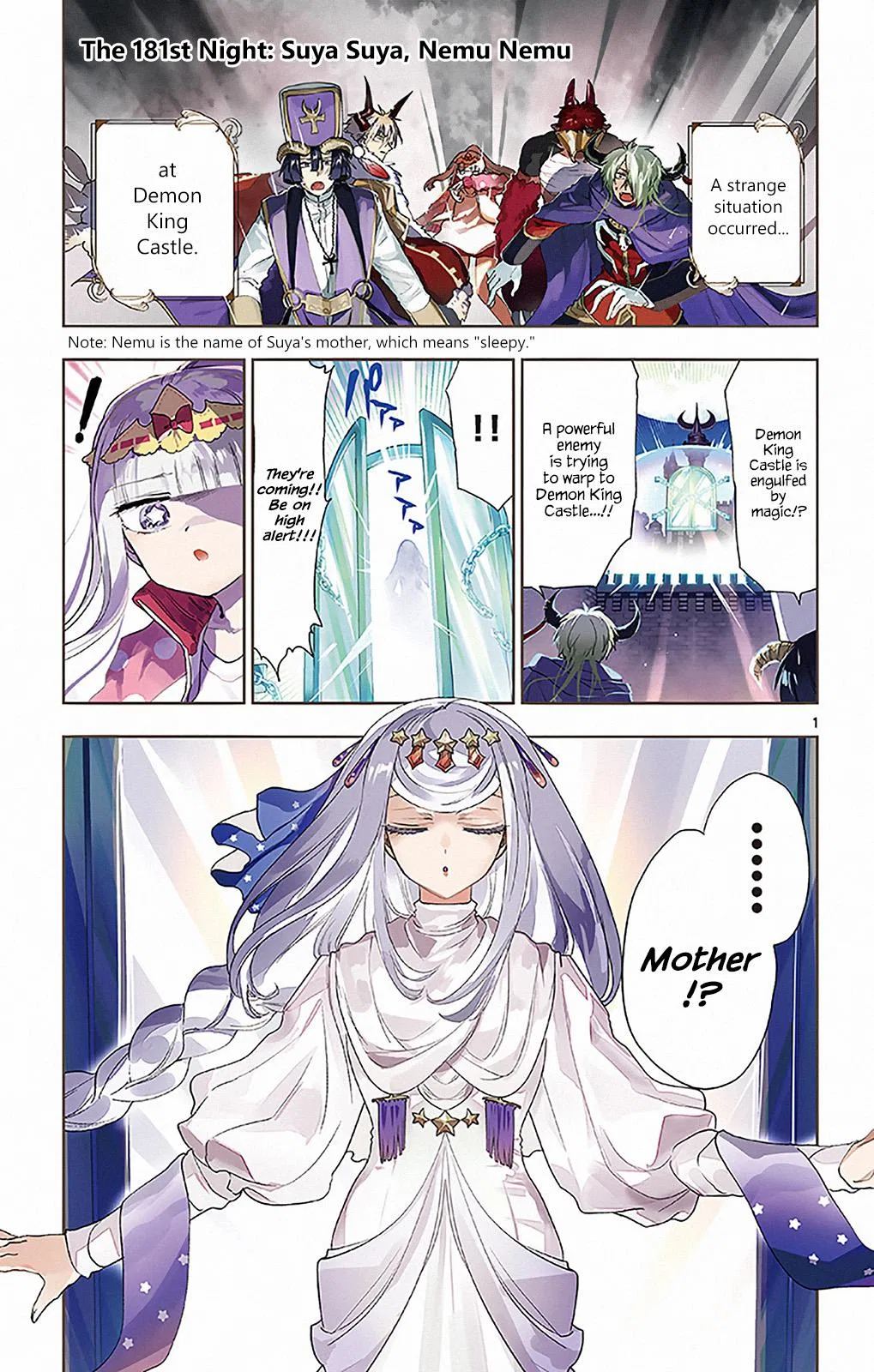 Maou-jou de Oyasumi manga Chapter 181 – Page 1