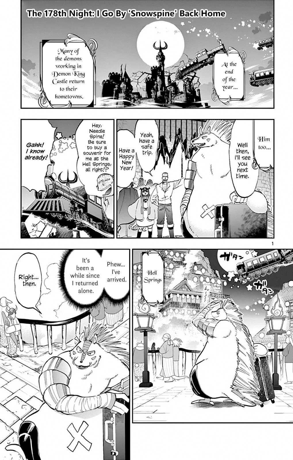 Maou-jou de Oyasumi manga Chapter 178 – Page 1