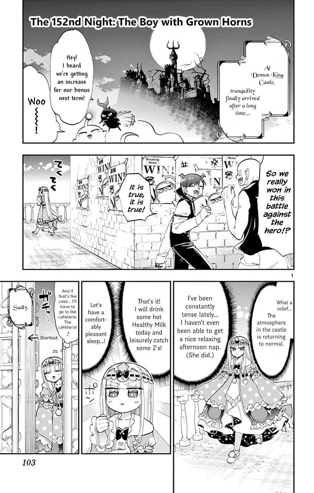 Maou-jou de Oyasumi manga Chapter 152 – Page 1