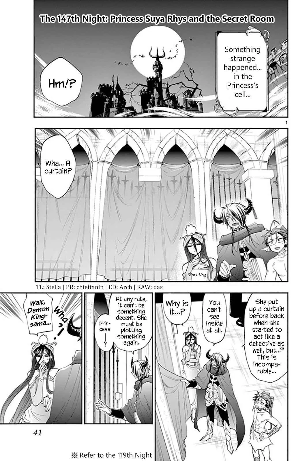 Maou-jou de Oyasumi manga Chapter 147 – Page 1