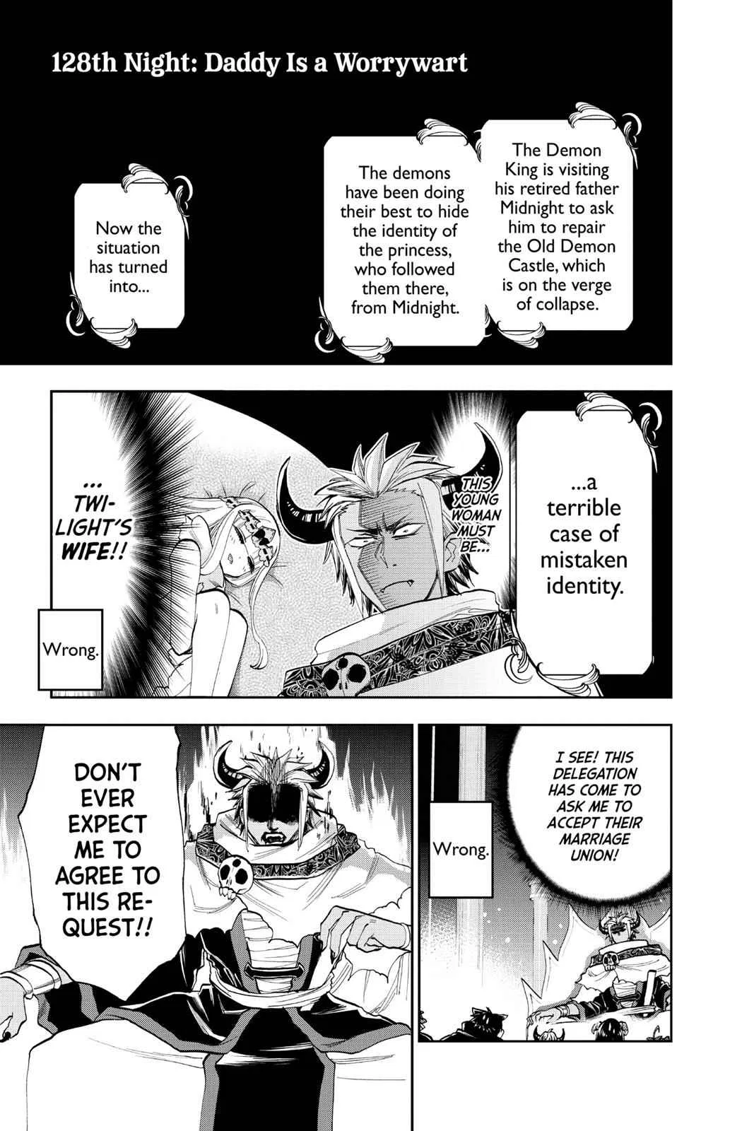 Maou-jou de Oyasumi manga Chapter 128 – Page 1