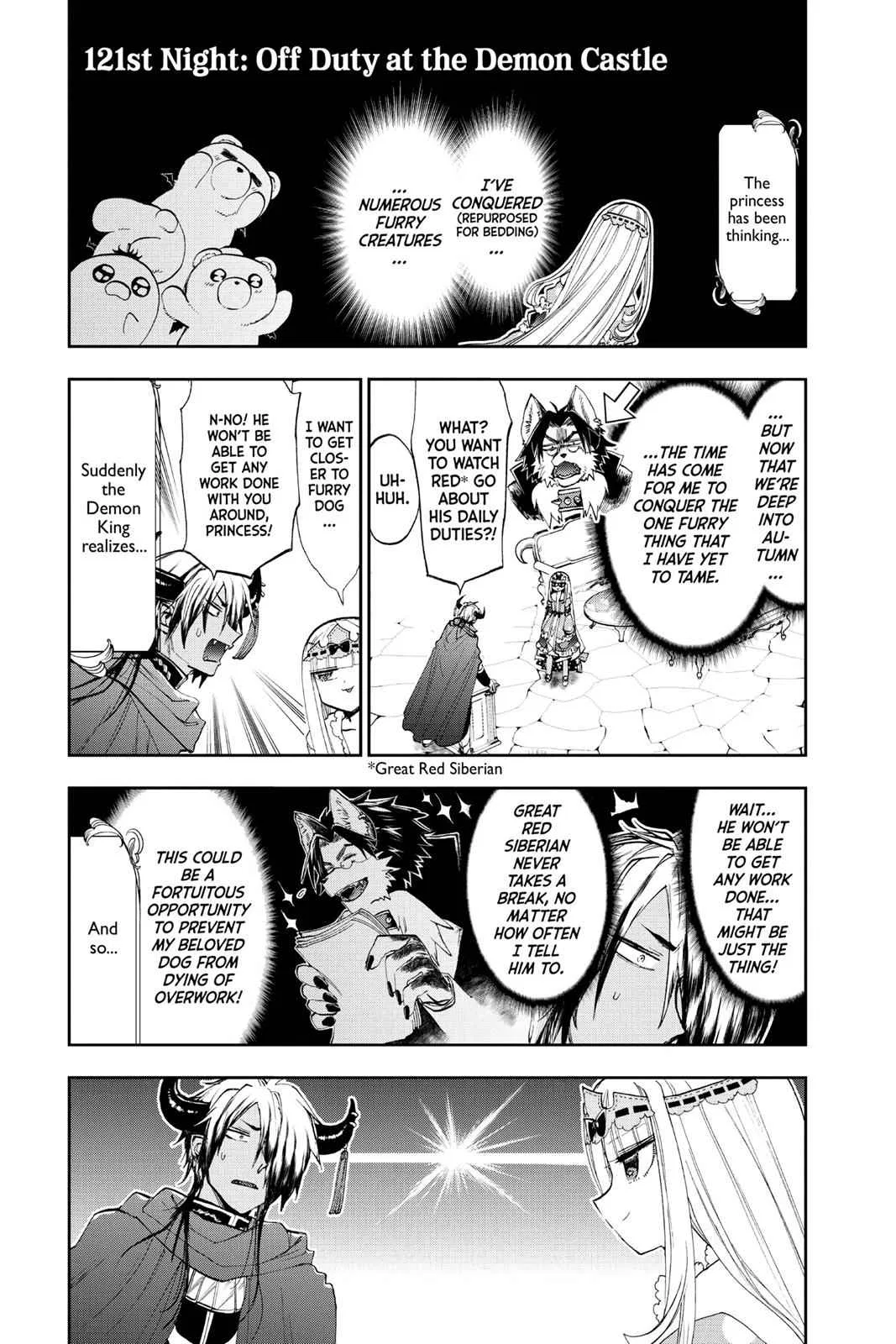 Maou-jou de Oyasumi manga Chapter 121 – Page 1