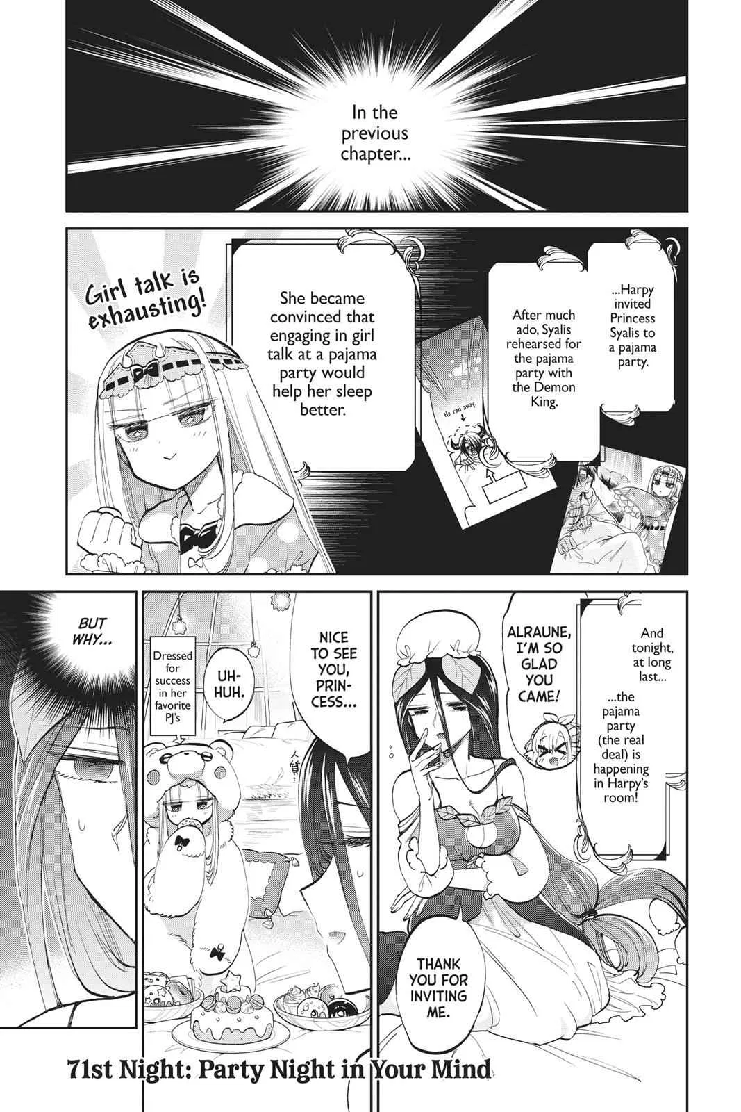 Maou-jou de Oyasumi manga Chapter 71 – Page 1