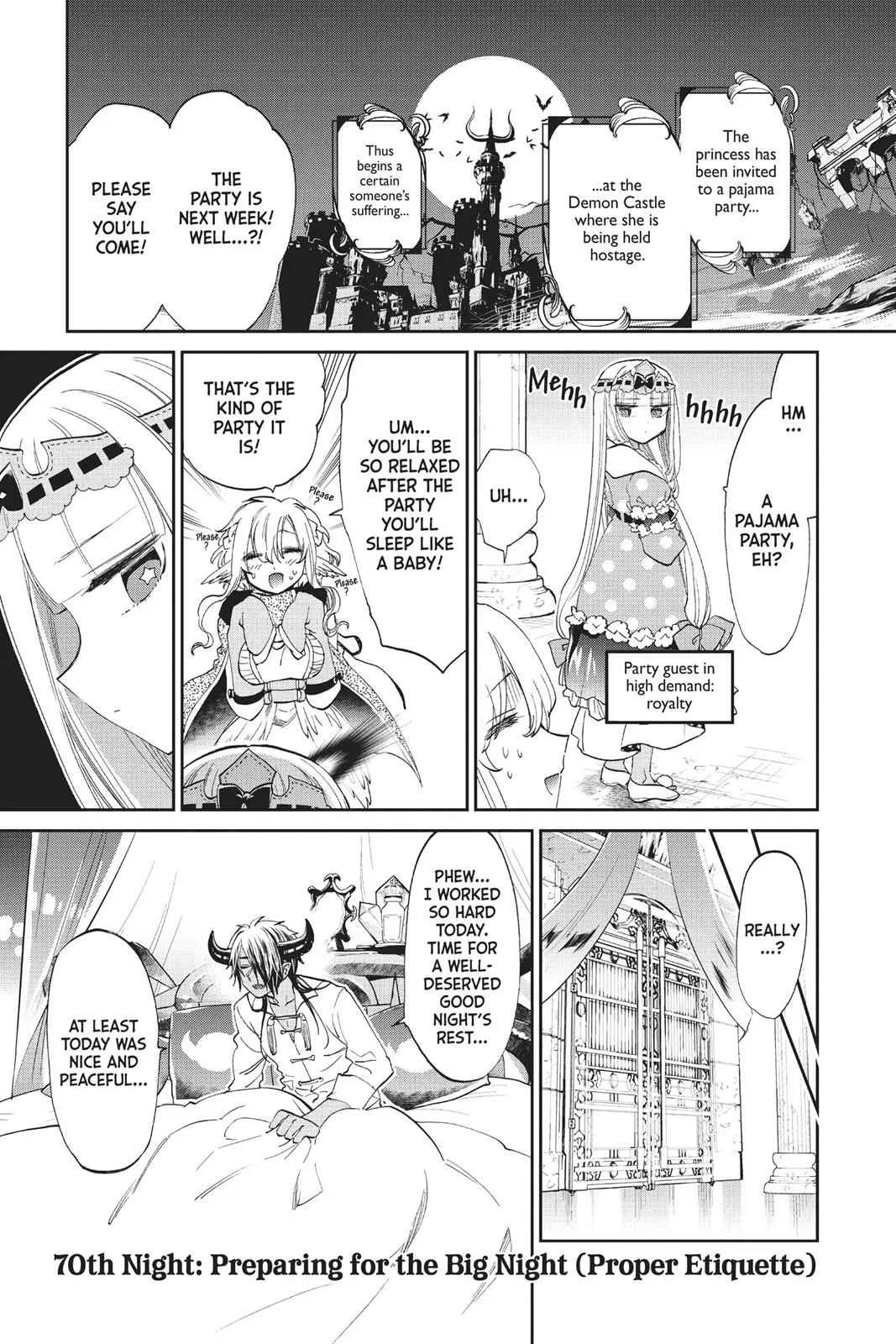 Maou-jou de Oyasumi manga Chapter 70 – Page 1