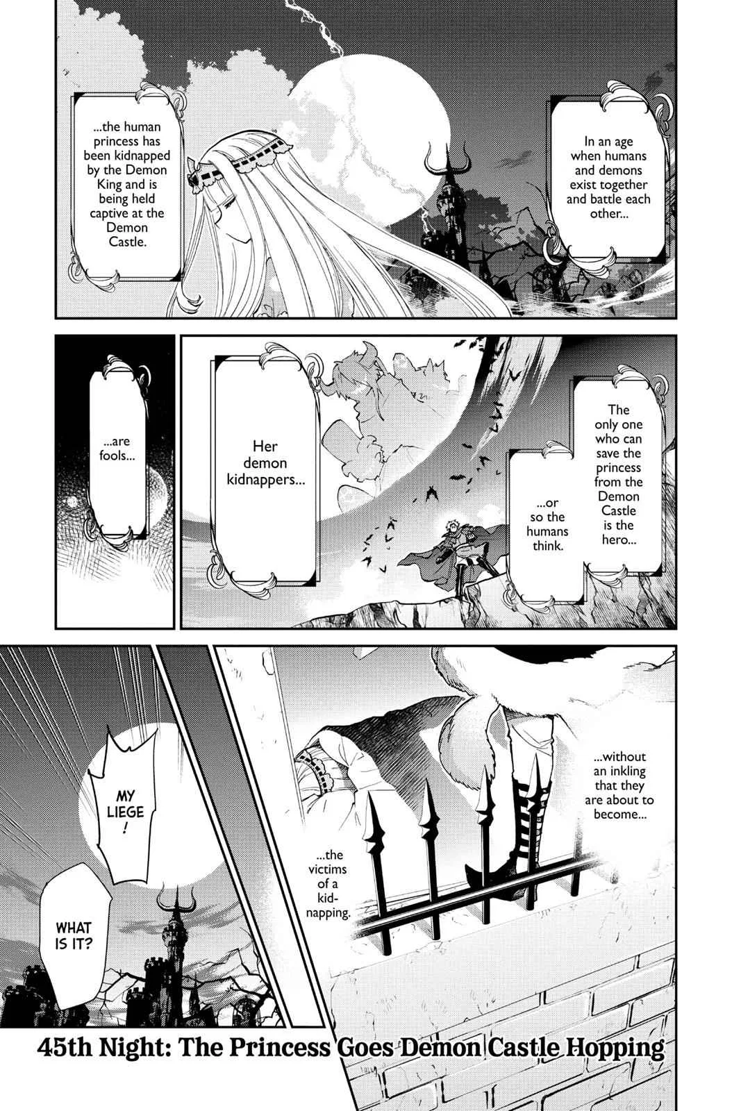 Maou-jou de Oyasumi manga Chapter 45 – Page 1