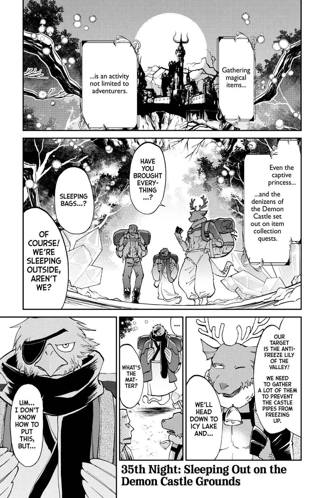 Maou-jou de Oyasumi manga Chapter 35 – Page 1