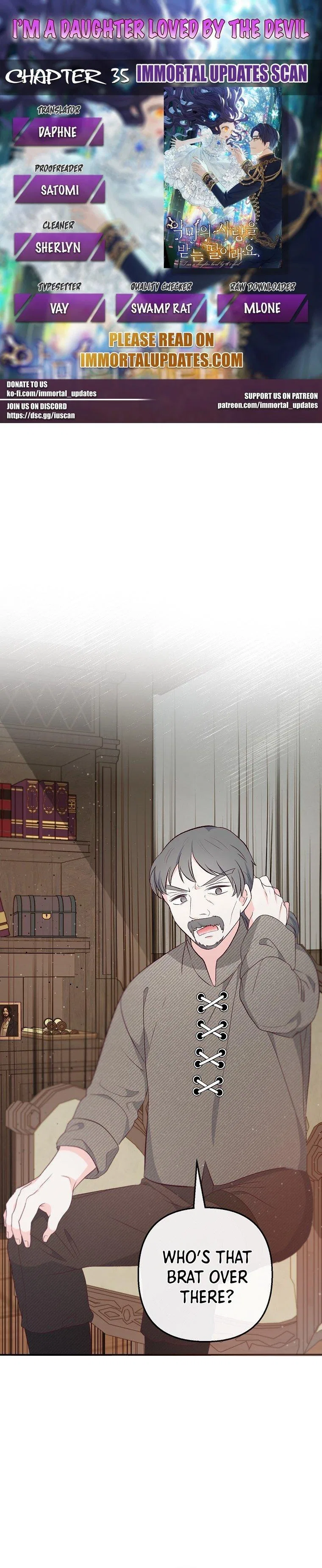 I Am A Daughter Loved By The Devil Chapter 35 – Page 1
