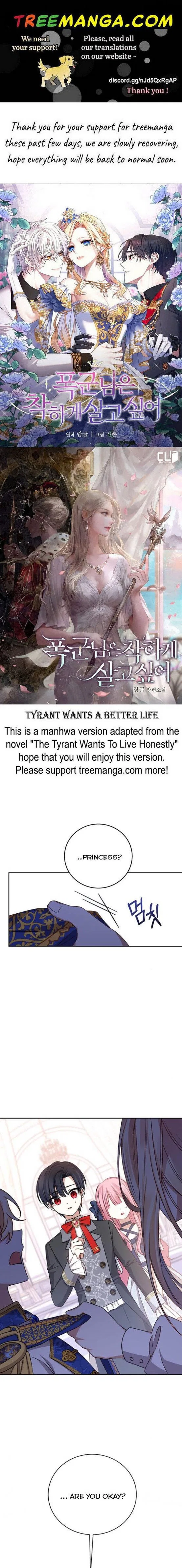 The Tyrant Wants To Live Honestly Chapter 6 – Page 1