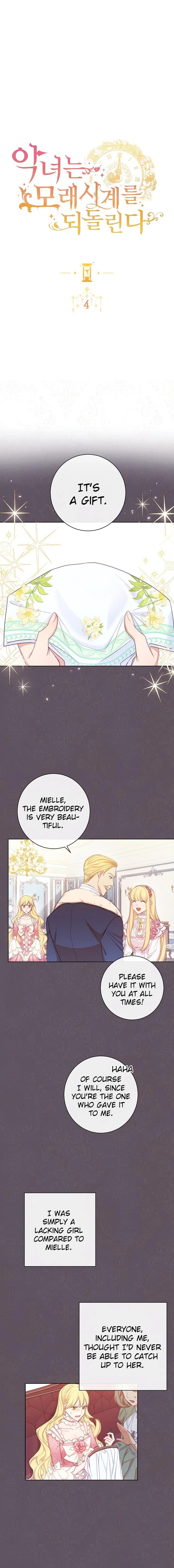 The Villainess Reverses the Hourglass Chapter 4 – Page 1