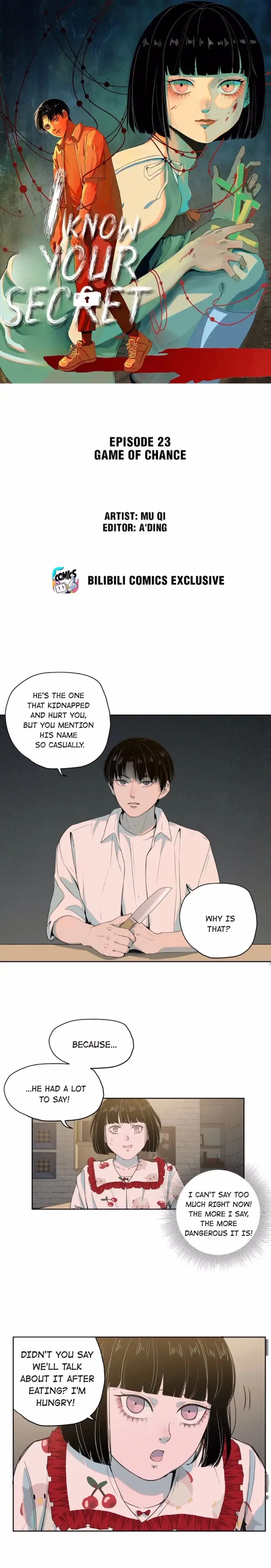 I Know Your Secret Chapter 23 – Page 1