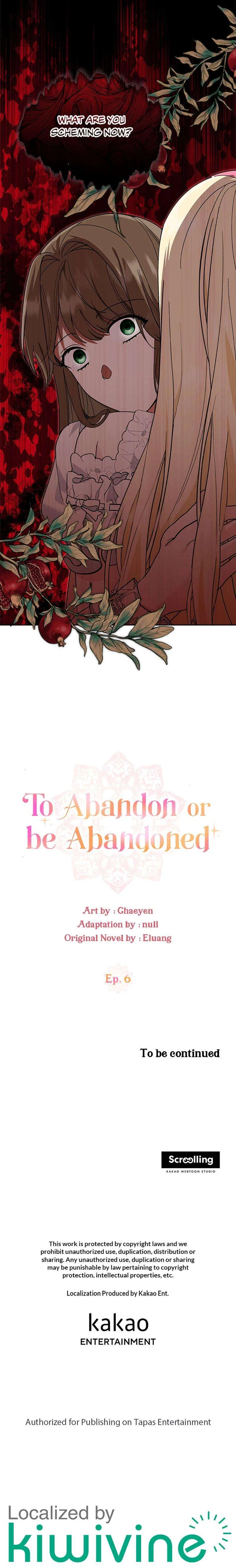 To Abandon or Be Abandoned Chapter 6 – Page 8