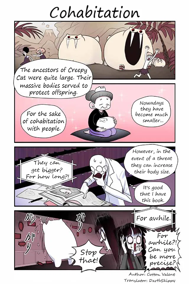 Creepy Cat: Neko to Watashi no Kimyou na Seikatsu Chapter 130 – Page 1