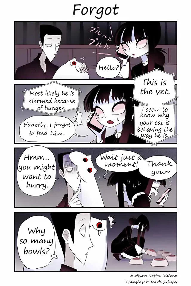 Creepy Cat: Neko to Watashi no Kimyou na Seikatsu Chapter 59 – Page 1