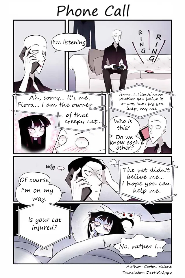 Creepy Cat: Neko to Watashi no Kimyou na Seikatsu Chapter 48 – Page 1